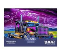 Big Truck Jigsaw Puzzles Puzzles for Adults Kids. 1000 Pieces Impossible Challenge Toy Educational Game Home Decoration for Educational Games Gifts 70x50cm/1000pcs