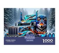 Big Truck1000Piece JigsawPuzzlecar ForAdult Colourful Brainteasing Age12+byth Challenging The Impossible Difficult Game Brainteasing Adults Jigsaw Puzzle 70x50cm/1000pcs