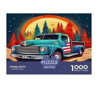 Big Truck1000Piece JigsawPuzzlecar KidsforAdult Challenging LargePiecePuzzles Age12+byth HomeDecoration Uncover The Puzzle 70x50cm/1000pcs