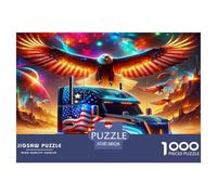 Big Truck1000Piece JigsawPuzzlescar KidsforAdult Colourful LargePiecePuzzles Age12+byth EducationalGames Brainteasing Adults Jigsaw Puzzle 38x26cm/1000pcs