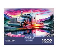 Big Truck1000Pieces JigsawPuzzlecar KidsforAdult Colourful Brainteasing Age12+byth Challenging The Impossible Difficult Game Brainteasing Adults Jigsaw Puzzle 70x50cm/1000pcs