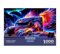 Big Truck1000Pieces JigsawPuzzlecar KidsforAdult Colourful LargePiecePuzzles Age12+byth EducationalGames Brainteasing Adults Jigsaw Puzzle 70x50cm/1000pcs