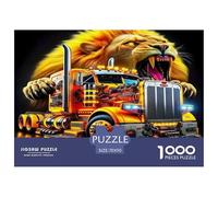 Big Truck1000Pieces JigsawPuzzlescar ForAdult Challenging LargePiecePuzzles Age12+byth Challenging The Impossible Difficult Game Fun, Challenging 70x50cm/1000pcs