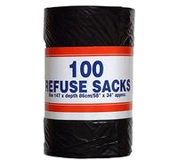 Big Value Refuse Sack Rolls, 92L Capacity | Pack of 100 | Ideal for High Volume Environments