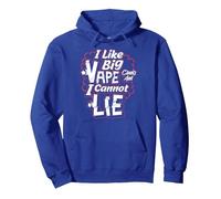 Big Vape Clouds Pullover Hoodie, Adult Unisex, Royal Blue, Medium