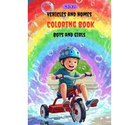 “Big Vehicle Adventures: Car, Bike & Airplane Coloring Book”: Easy & Fun Coloring Pages for Boys and Girls