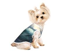 Big Waves in The sea Dog Vest - Summer Dog Clothes Apparel, Cute Pet Clothes for Small & Medium Dogs