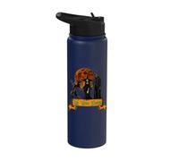 Big Ween Energy Halloween Werewolf Witch Frankenstein Moon Stainless Steel Insulated Water Bottle
