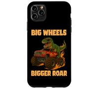 Big Wheel Bigger Roar Dino Fan Design Monster Truck Racing Case for iPhone 11 Pro Max
