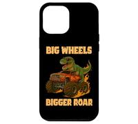 Big Wheel Bigger Roar Dino Fan Design Monster Truck Racing Case for iPhone 12 Pro Max