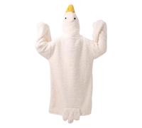 Big White G-oose Pajamas, With Ultra-Soft And Plush Fabric, M/L/XL, Blanket Hoodie, Oversized Wearable Blanket, Easy To Clean And Long-Lasting, For Men, Women, Teens