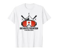 Big White Mountain Canada Ski Retro Skiing T-Shirt