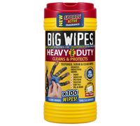 Big Wipes Heavy-Duty Pro+ 100 Wipes Tub Skin-Friendly Biodegradable Cleaners
