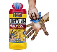 Big Wipes Heavy Duty Pro+ Hand Wipes, Dispenser Tub x100