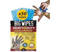 Big Wipes Heavy Duty Pro+ Hand Wipes, Single Sachet x50