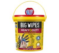Big Wipes Heavy-Duty Pro+ Wipes - Red Top (Bucket of 240)