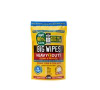 Big Wipes Heavy-Duty Pro+ Wipes - Red Top (Refill Pouch of 100)