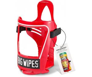 Big Wipes Holder - The Cage Van & Wall Bracket | Mountable & Fully Adjustable, Heavy Duty Wipes Dispenser, Durable Polycarbonate Design, For Workshop, Garage & Van