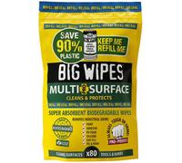Big Wipes Multi-Surface Pro+ Bio 80 Wipes Refill Pouch Eco-Friendly Cleaning