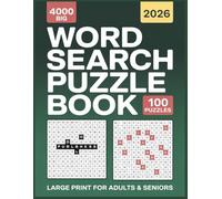 Big Word Search Book for Adults and Seniors: 2026 Fun and Relaxing Puzzles for Adults | Large Print for Easy Reading