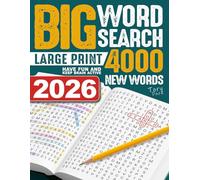 Big Word Search Large Print: 200 Amazing Themed Puzzles for Relaxing and Stress Relief with 4000 Hidden Names. Anti-Eye Strain Design for Adults, Seniors and Teens. Have Fun and Keep Brain Active