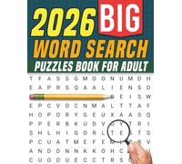 Big Word Search Puzzle Book for Adult: Relaxing Large Print Word Search Puzzles for Stress Relief, Brain Training, and Fun Challenge