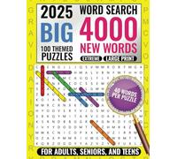 Big Word Search Puzzle Book For Adults 2025 (Volume 3) (Extreme): 100 Themed Puzzles, 4000 Words (no repeat), 30 Words per Puzzle, Hard Difficulty, ... For Adults, Seniors, and Teens (Large Print))