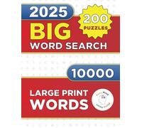 Big Word Search Puzzle Book for Adults: Large Print Word Search Book With 200 Puzzles With 10,000 Large Font Unique Words