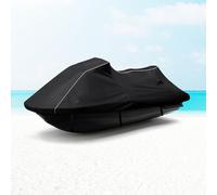 BIGACOVER Waterproof Jet Ski Cover for Yamaha VX Deluxe, VX Sport 2005-2009 | 600D Oxford UV-Proof Jetski Waverunner Covers, Trailerable Jetski Cover with Air Vents, Reflective Strips