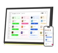 BIGASUO 10.1" Digital Calendar, Full HD Touchscreen Smart Planner,with Task & Reward Meal Plan Great for Family Schedules & Chore Organization, LED Reminder Light,Photo Display