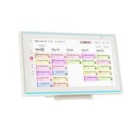 BIGASUO 15.6" Digital Calendar, Full HD Touchscreen Smart Planner for Family Schedules - Wall & Desk Mount, Great for Seamless Daily Planning & Household Organization, with LED Reminder Light