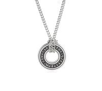 Bigbabybig Minimalist The Elder Futhark Runes Pendant for Men Women Viking Necklace Chain Hypoallergenic Nordic Pagan Faith Dainty Mother's Day Birthday, 24", Metal, No Gemstone