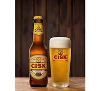 BigBazza Vintage Advertising Wall Tin Plaque 20x15cm - Pub Shed Bar Man Cave Home Bedroom Office Kitchen Gift Metal Sign - Retro Yellow Cisk Malta Holiday Beer Lager Maltese inspired Pint Bottle