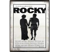 BigBazza Vintage Advertising Wall Tin Plaque 20x15cm - Pub Shed Bar Man Cave Home Garage Office Kitchen Gift Metal Sign - Rocky Balboa inspired Movie Boxing Gym Fitness Poster, multi