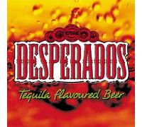 BigBazza Vintage Advertising Wall Tin Plaque Large Square 20x20cm Pub Shed Bar Man Cave Home Bedroom Office Kitchen Gift Metal Sign - Desperados Tequila Beer Mexico Flavoured Lager inspired