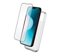 BigBen 2 in 1 Accessory Pack for iPhone 16 Flexible with SmartFrame, Transparent