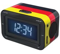 Bigben Alarm Clock RR30 Germany Dual Alarm LCD Display FM Clock Radio
