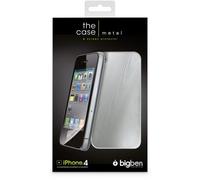Bigben BB289480 Hard Case for Apple iPhone 4 Wood Grain Effect includes Protective Display Film White