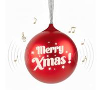 Bigben Christmas Ball Bluetooth Speaker (Red)