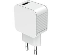 BigBen Connected 2.4A FastCharge Mains Charger - 100% Recycled Plastic, White