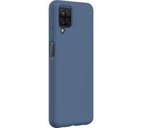 BigBen Connected Case for Galaxy A12 Hard Silicone Soft Touch, Blue