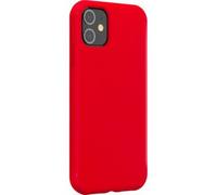 BigBen Connected Case for iPhone 12/12 Pro Rigid Silicone Soft Touch, Red