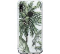 BigBen Connected Case for Y6 2019 Hybrid Summer with Palm Tree Patterns, Green