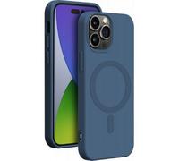 BigBen Connected Compatible iPhone 14 Pro Silicone Case, Blue