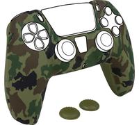 BigBen Controller Silicon Glove camo grün/inkl. 2 Thumb Grips PS5
