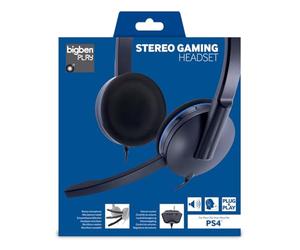 BigBen PS4 Stereo Gaming Headset Black/Blue