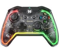 BIGBIG WON Wired Controller, Rainbow S PC Controllers for Gaming RGB Light, Custom Buttons, Macro, Turbo, Dual Shock Controller for Switch/Win10&11 PC Game Controller