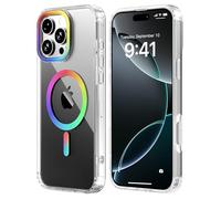 BIGBIGRIVER Magnetic Case for iPhone 16 Pro Case,[Compatible with Magsafe] Shockproof Military-Grade Protection,16 Pro Phone Case,Men Women 6.3 Inch Clear [Not Yellowing]