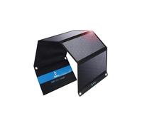 28W Solar Charger Foldable with Digital Ammeter Outdoor Solar Powered Charger