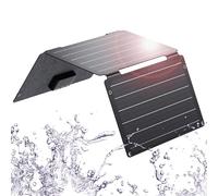 BigBlue Solarpowa 30W Solar Charger, ETFE Solar Panel Charger with DC, USB-C Fast Charging 18W and USB-A QC3.0, IP68 Waterproof, Compatible with iPhone, Samsung, iPad, Small Power Station